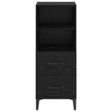 Sideboard Black oak 34 x 34.5 x 90 cm Engineered wood 880954