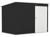 6 x 4ft Metal Garden Storage Shed, Outdoor Tool Storage Shed with Lockable Door and Gloves for T3398P328513