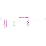 Lawn Edgings 10 pcs 15x103 cm Flexible Corten steel 821892
