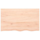 Table Top 100x60x2 cm Untreated Solid Wood Oak 3156305