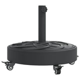 Parasol Base with Wheels for 38 / 48 mm Poles 27 kg Round 4007979