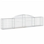 Arched Gabion Baskets 13 pcs 300x30x60/80 cm Galvanised Iron 3146496