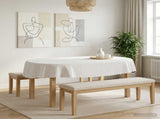 Table Cloth 5 pcs Oval White 130 x 180 cm 42040511