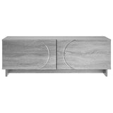 Coffee Table Grey Sonoma 102 x 50.5 x 35 cm Engineered Wood 8011456