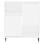 ZNTS Sideboard White 60x35x70 cm Engineered Wood 831180