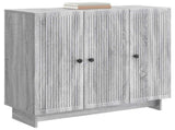 Sideboard Grey Sonoma 89 x 34.5 x 80 cm Engineered Wood 893961