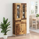 Highboard Old Wood 69.5 x 34 x 180 cm Engineered Wood 3415663