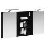 Bathroom Cabinet Set 3 pcs 100 x 10.5 x 50 cm Engineered wood 3403689