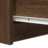 Sideboard with Drawers Brown Oak 37.5x35x99 cm Engineered Wood 861766