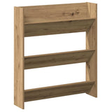 Shoe Cabinet 2 pcs Artisan Oak 85 x 18 x 90 cm Engineered Wood 875029