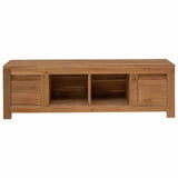 TV Cabinet 110 x 30 x 35 cm Natural Solid Teak Wood 42024265