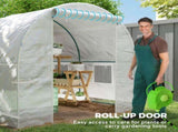 245 x 200cm Polytunnel Greenhouse - White T3398P320033