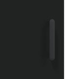 Sideboard Black 69.5x34x90 cm Engineered Wood 828053