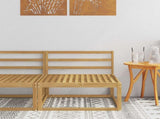 Outdoor Middle Sofa White 79 x 83 x 73 cm 901535