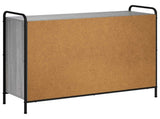 Sideboard Grey Sonoma 98.5 x 33 x 81 cm Engineered Wood 8013851