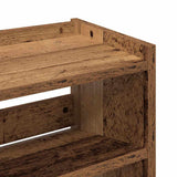 Shoe Rack Old Wood 60x25x81 cm Engineered Wood 859885