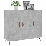 Sideboard Concrete Grey 90x34x80 cm Engineered Wood 828080