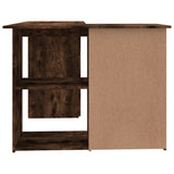 Corner Desk Smoked Oak 145x100x76 cm Engineered Wood 815441