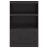 Sideboard Black 67x39x107 cm Steel 841667