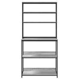 Kitchen Shelf Grey Sonoma 80 x 40 x 168 cm Engineered Wood 883889