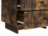 Bedside Cabinet Smoked Oak 43 x 34.5 x 47.5 cm Engineered Wood 893845