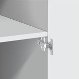 Highboard White 80x42.5x249 cm Engineered Wood 3281364