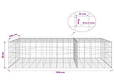 Gabion with 3.5 mm Wire and 10x10 cm Mesh 150x100x50 cm 3463365
