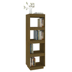 Book Cabinet/Room Divider Honey Brown 40x35x135 cm Solid Pinewood 810852