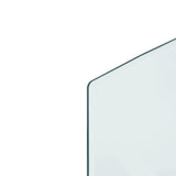 Fireplace Glass Plate 120x50 cm 324155