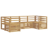 Outdoor Sofa Set 6 pcs White 245 x 126.5 x 73 cm 3392374