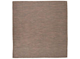 Outdoor Flatweave Rug 140x200 cm Brown 340789