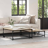 Coffee Table 2 pcs Artisan Oak Engineered Wood 881894