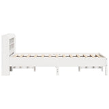 Bed Frame without Mattress White 120x190 cm Small Double Solid Wood Pine 3306907