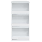 Bar Table with Storage Rack White 102x50x103.5 cm Engineered Wood 809467