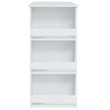 Bar Table with Storage Rack White 102x50x103.5 cm Engineered Wood 809467