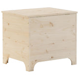 Storage Box with Lid RANA 60x49x54 cm Solid Wood Pine 4002335