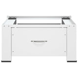 Washing Machine Pedestal with Drawer White 50448