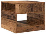 End Table 2 pcs Old Wood 40.5 x 40 x 45 cm Engineered Wood 890925