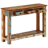 Console Table 110x30x76 cm Solid Wood Reclaimed 376705
