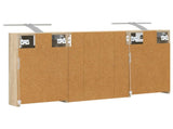 Bathroom Cabinet Set 3 pcs 100 x 10.5 x 50 cm Engineered wood 3403690