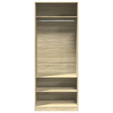 Wardrobe Sonoma Oak 80x50x200 cm Engineered Wood 3307695