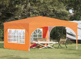 Pop-up Party Tent 290 x 290 x 245 cm Orange 42019866