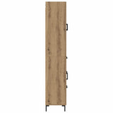 Highboard with Drawer 2 pcs Artisan Oak Engineered Wood 3415927