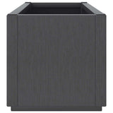 Garden Planter Dark Grey 80x36x35 cm PP 368777