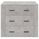 Sideboard Concrete Grey 80x33x70 cm Engineered Wood 816580