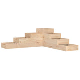 Garden Planter 4-Tier 106x104.5x36 cm Solid Wood Pine 825324