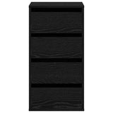 Drawer Cabinet Black 40 x 41 x 76 cm Engineered Wood 868912