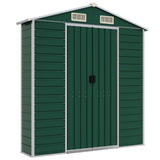 Garden Shed Green Galvanised Steel 191 x 215 x 198 cm Garden Shed 3188232
