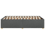 Bed Frame without Mattress Dark Grey 120x190 cm Small Double Fabric 3284716