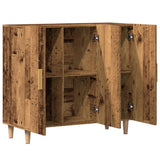 Sideboard Old Wood 90x34x80 cm Engineered Wood 856890